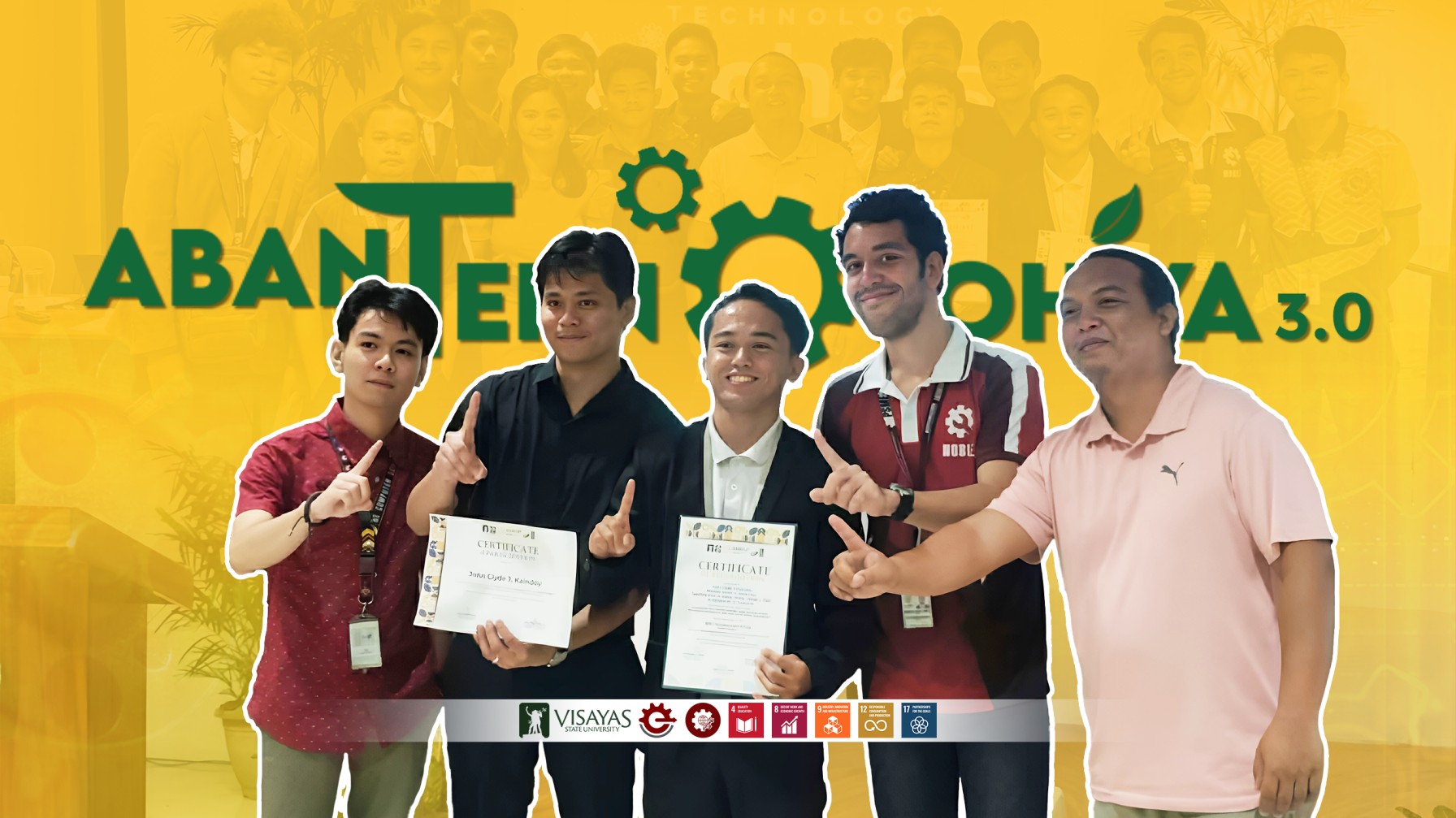 Thumbnail: VSU team bags Championship at Abanteknolohiya 3.0 Technology Pitching